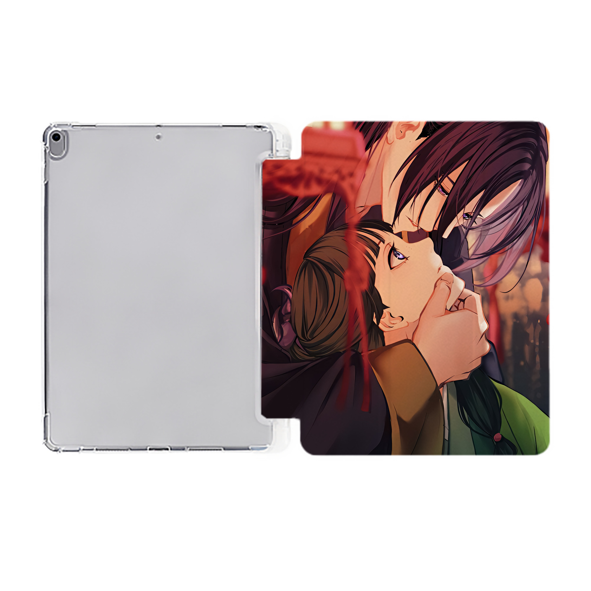 （画像用） 薬屋のひとりごと The Apothecary Diaries IPad ケース ペン収納付き 三つ折りスタンド PUレザー×シリコン 対応機種9.5/10.5/10.9インチ